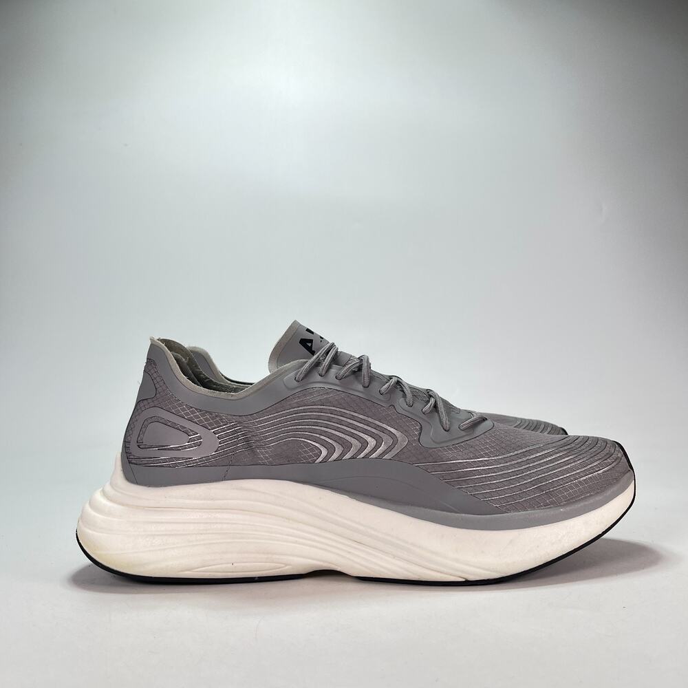 APL Athletic Propulsion Labs Streamline Grey White Running Shoes Men's Size 11.5